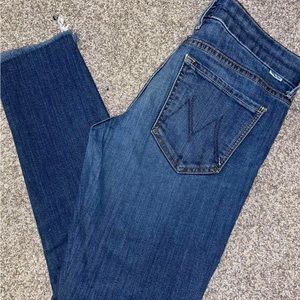 Mother ankle gray jeans size 27